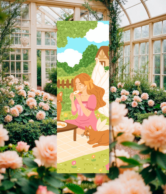 Marque-page "Le pic nic de la fée"
