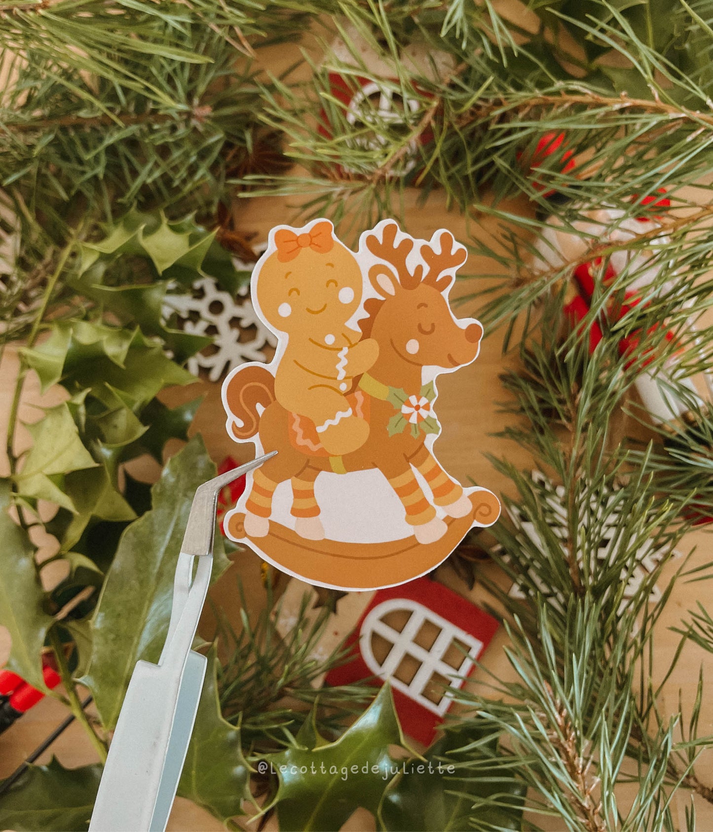 Sticker "Le rodéo de Noël"