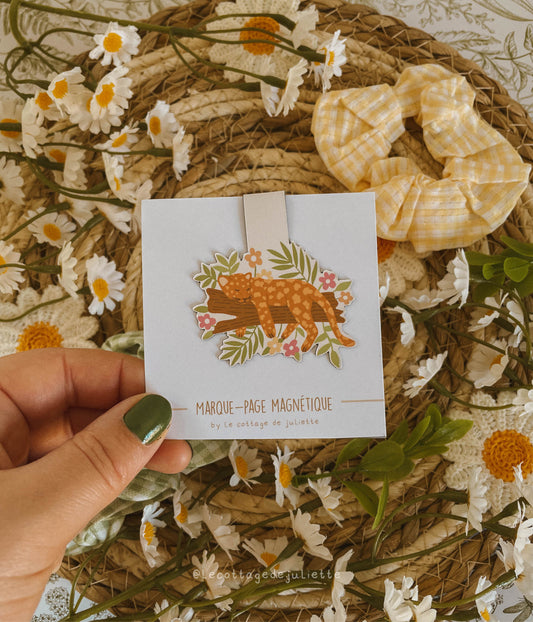 Marque-page magnétique "Le rois de la jungle"