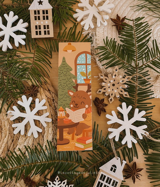 Marque-page "Le salon de thé hivernal"