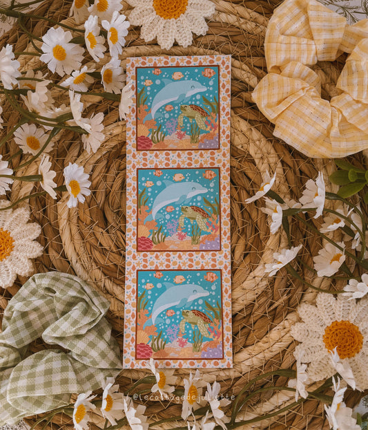 Marque-page "Les animaux marins"