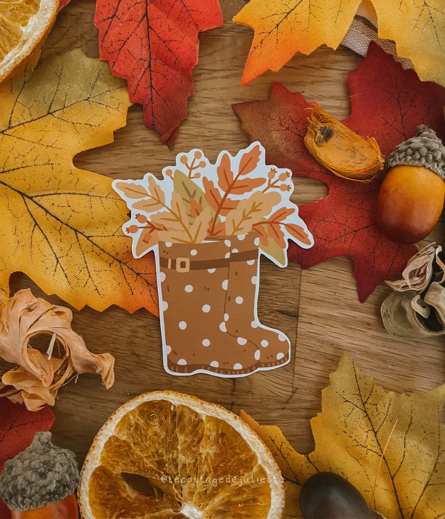 Sticker "Les bottes d'automne"