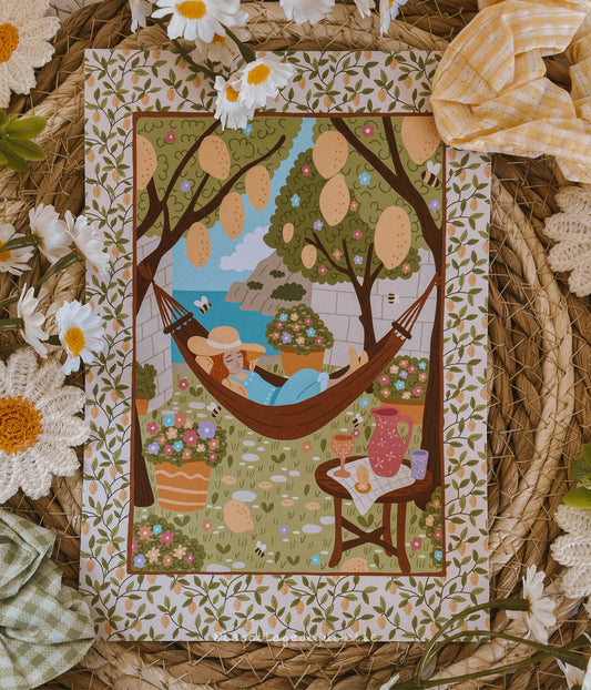 Illustration "Les citronniers"