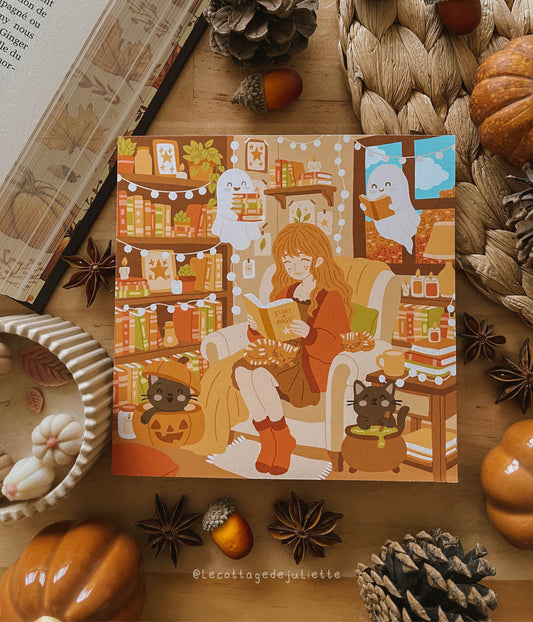 Illustration "Les lectures spooky"