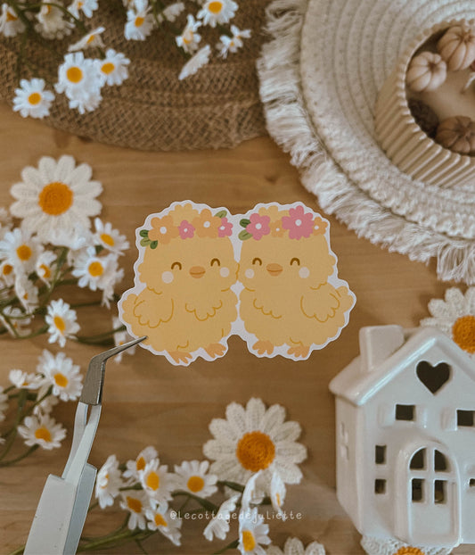 Sticker "Les petits poussins"