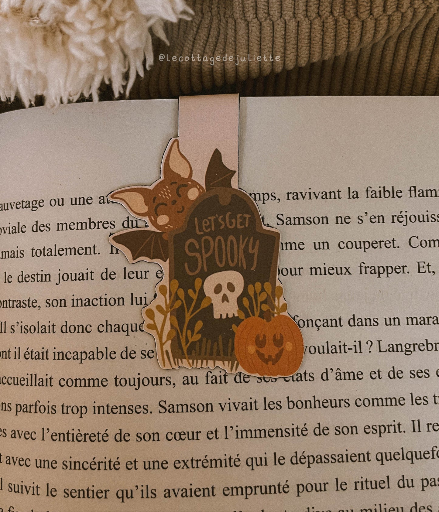 Marque-page magnétique "Let's get spooky"