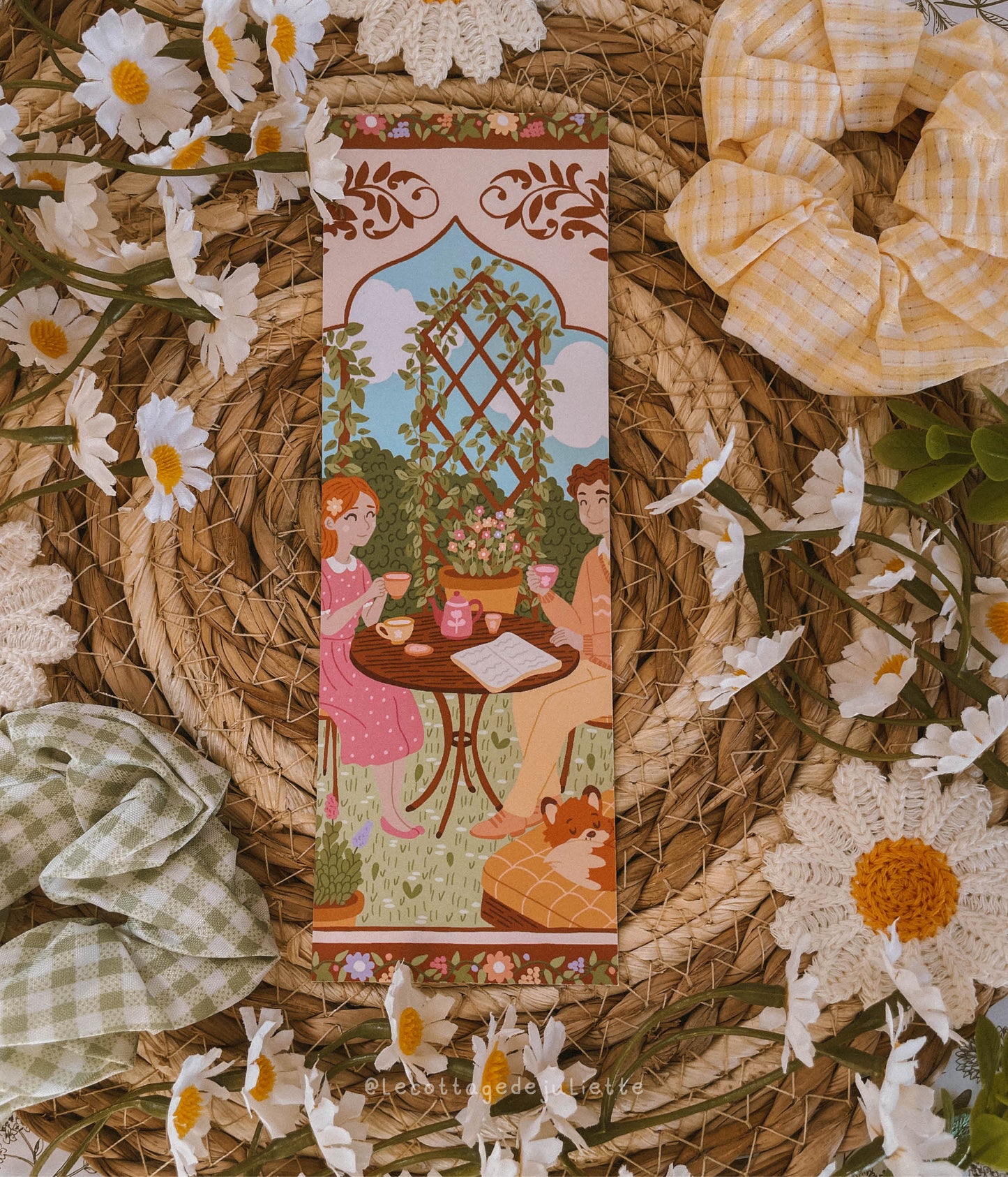 Marque-page "Le tea time des amoureux"
