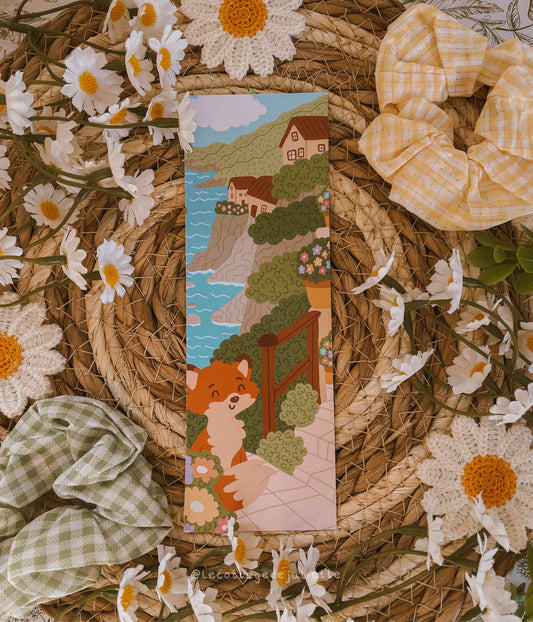 Marque-page "Le village au bord des falaises"