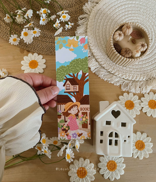 Marque-page  "Le village du printemps"