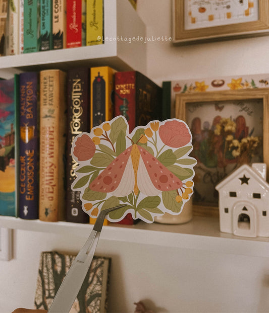 Sticker "Papillion fleurit"