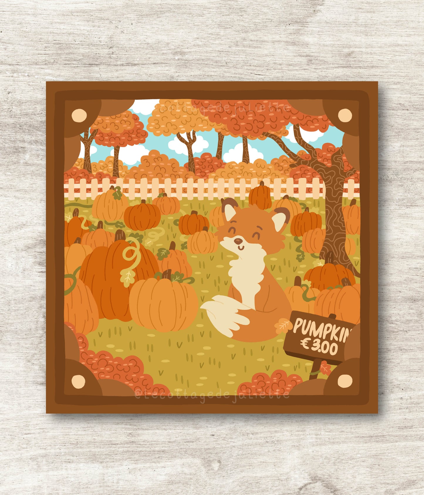 Illustration "The Pumpkin Farm"