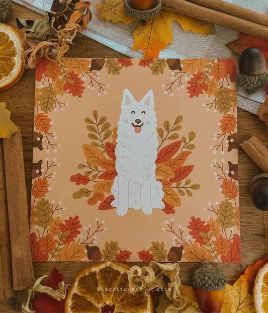 Illustration "Saika en automne"