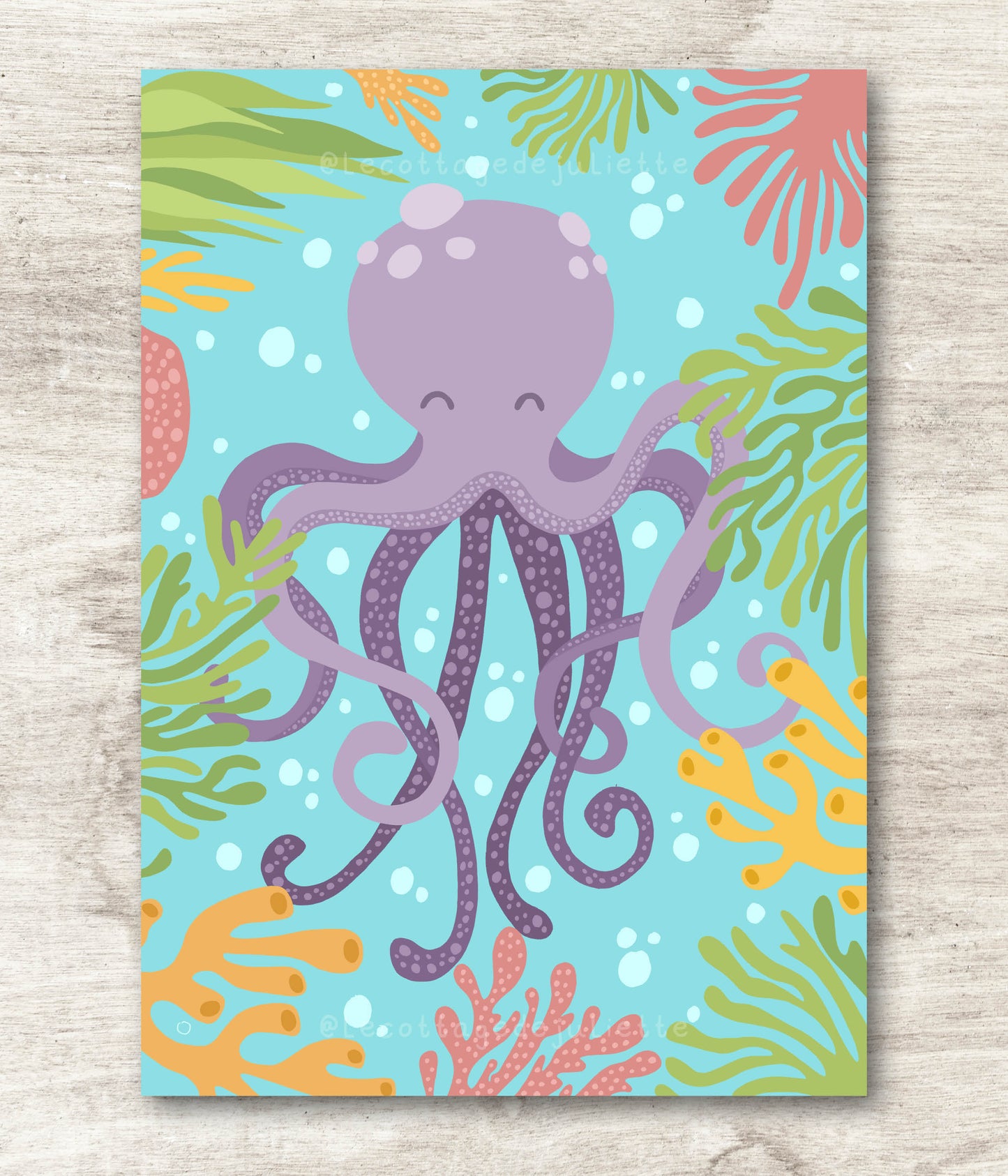 Illustration "Sea octopus"