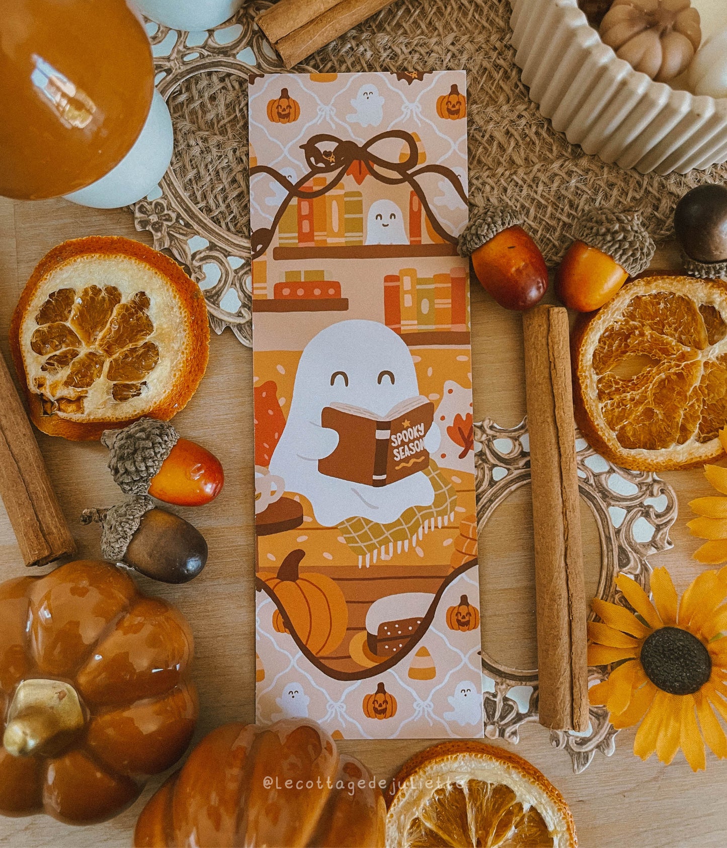 Marque-page "Spooky Cozy Moment"