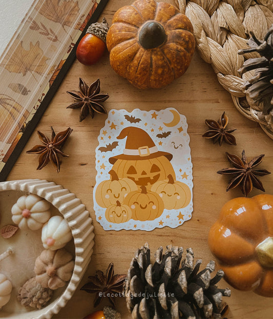 Sticker "Spooky pumpkins"