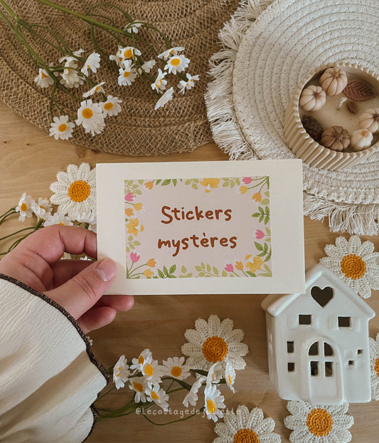 Stickers mystères du printemps