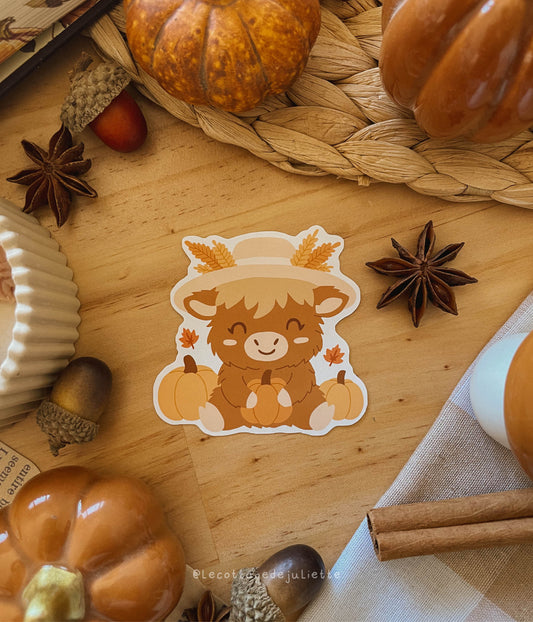 Sticker "The Autumn Cow"