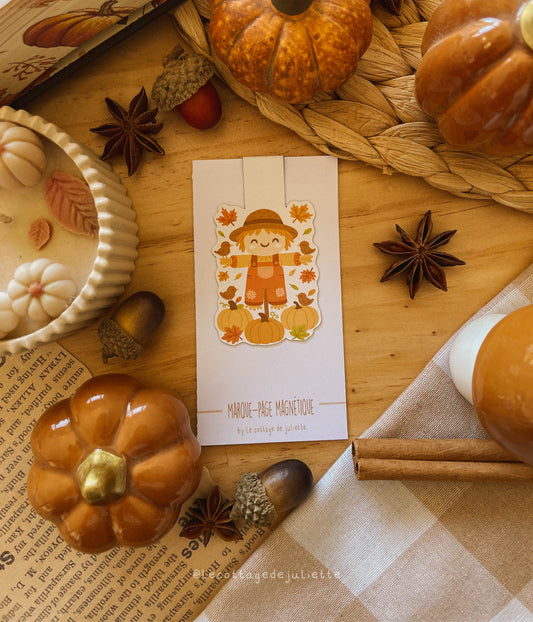 Marque-page magnétique "The Autumn Scarecrow"