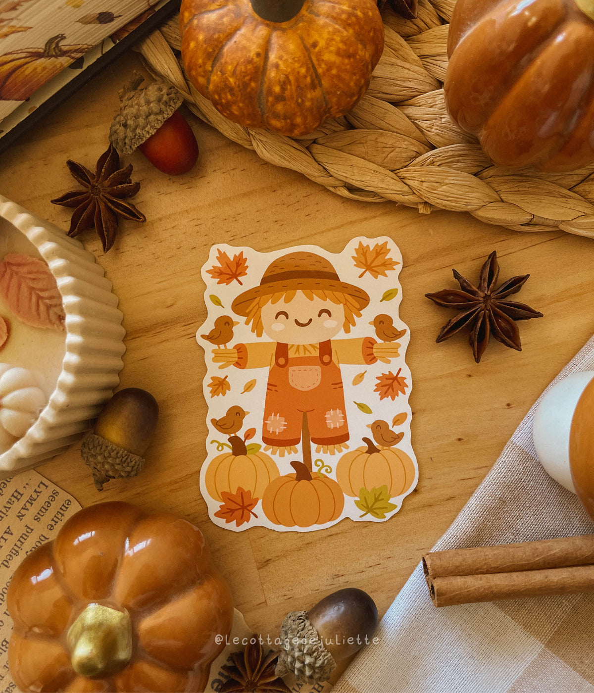 Sticker "The Autumn Scarecrow"