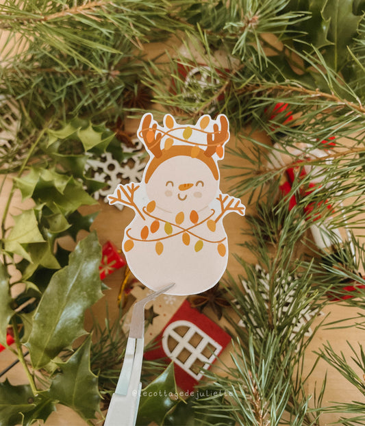 Sticker "The Christmas Snowman"
