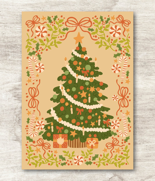 Illustration "The Christmas tree"