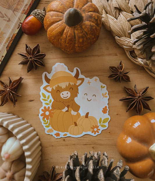 Sticker "The Cow and the Ghost"