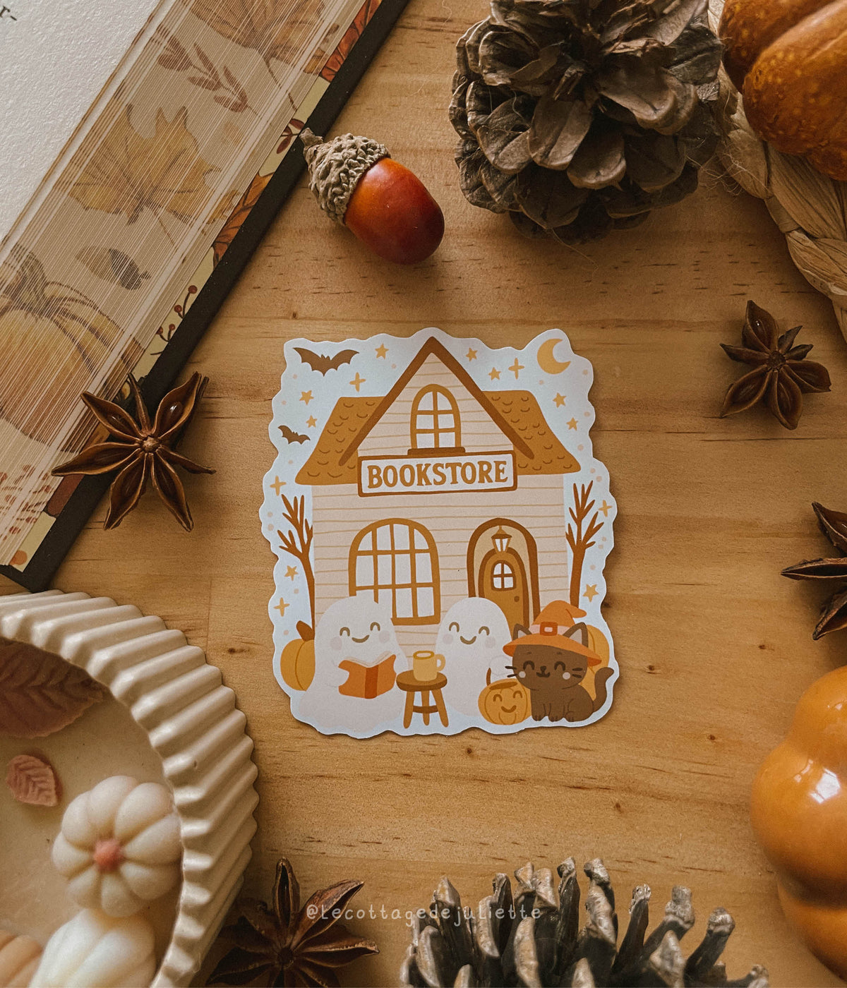 Sticker "The Haunted Bookstore"