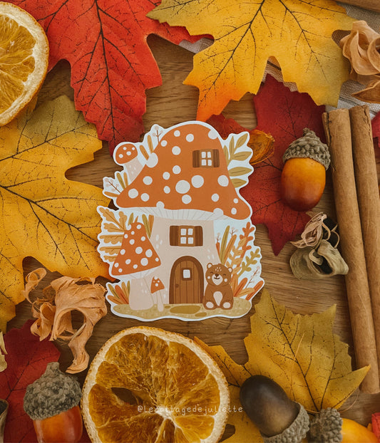 Sticker "The Mushroom House"