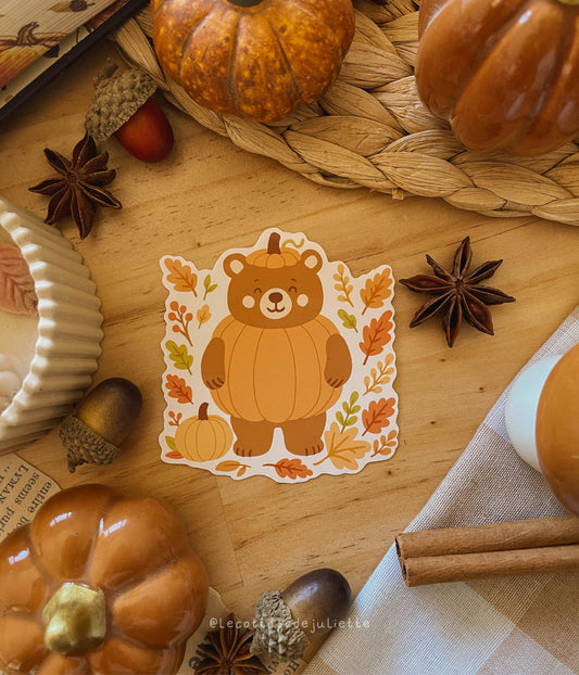 Sticker "The Pumpkin Bear"