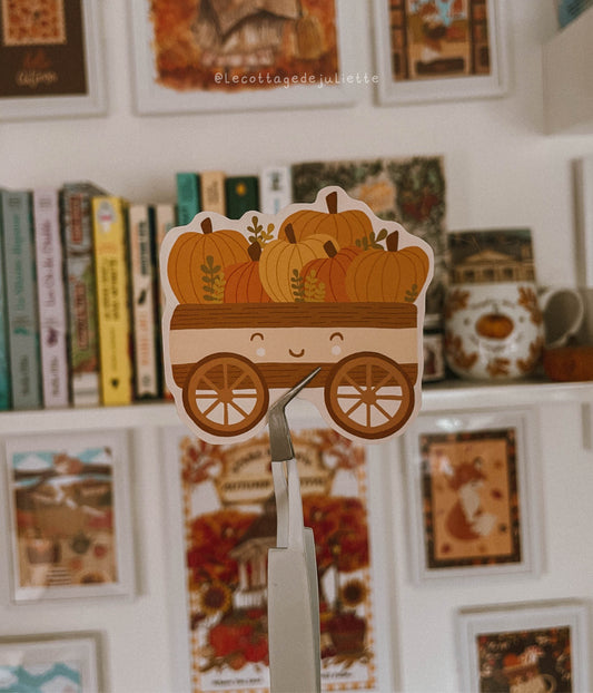 Sticker "The Pumpkin Cart"