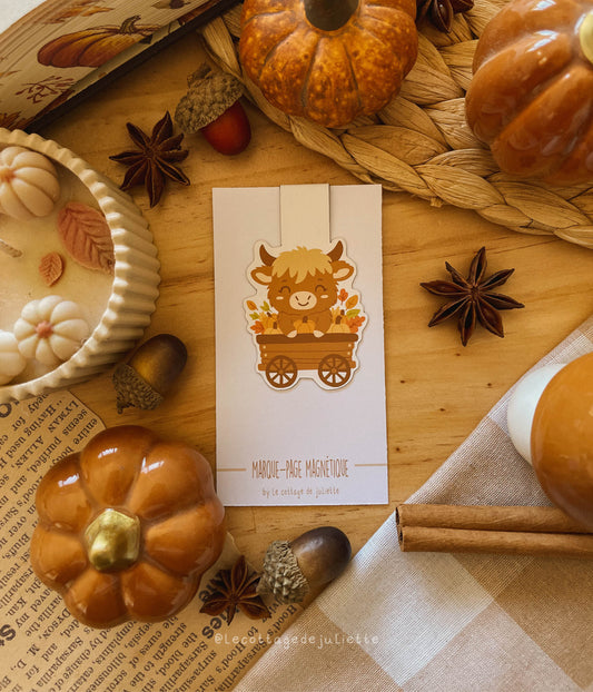 Marque-page magnétique "The Pumpkin Cow"