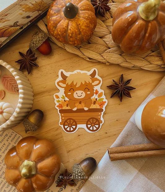 Sticker "The Pumpkin Cow"