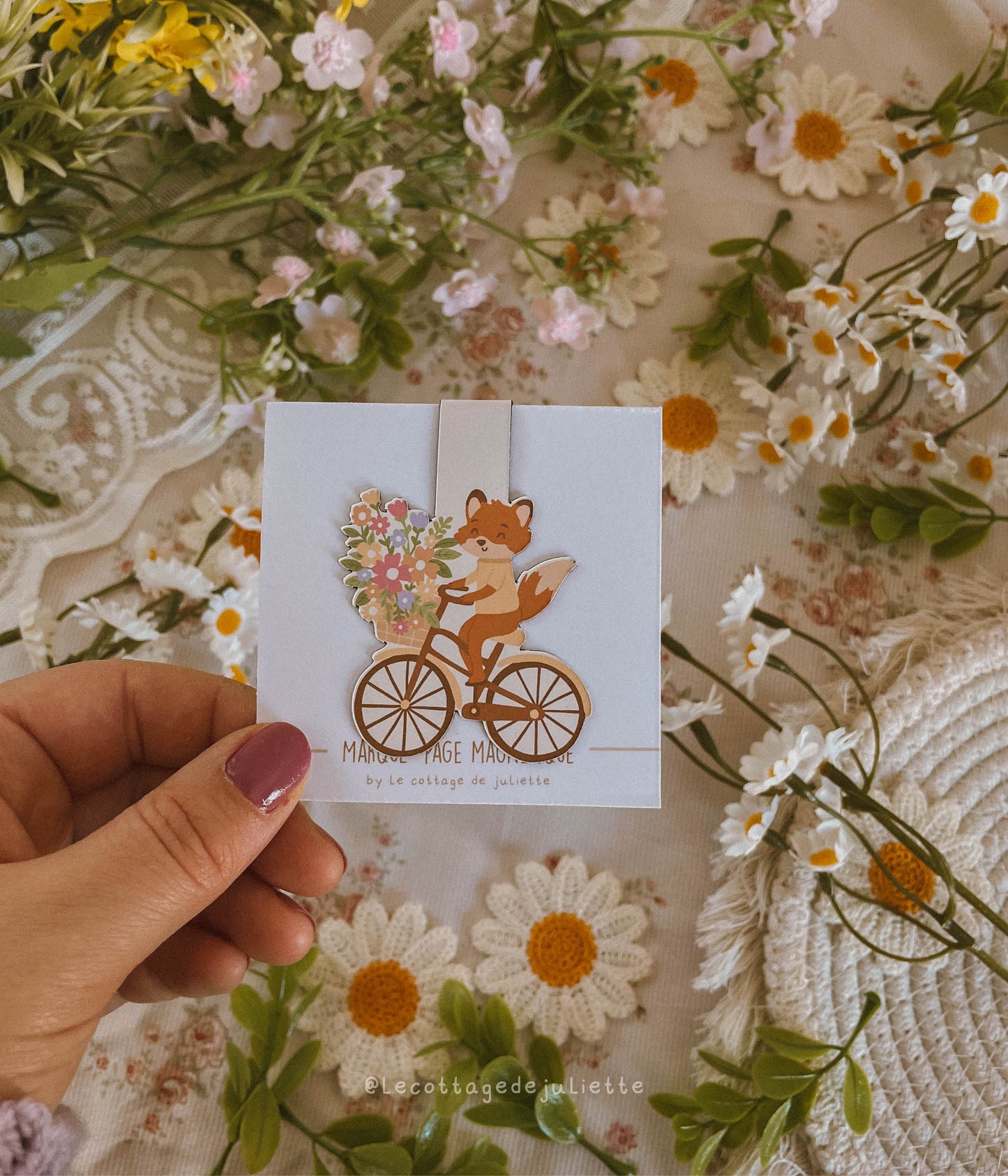 Marque-page magnétique "The Spring Fox"