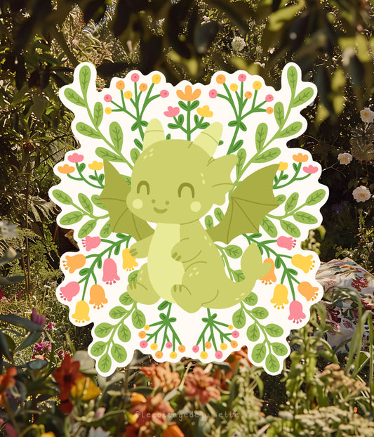 Sticker "The cute dragon"