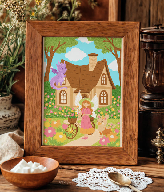 Illustration "The fairy's cottage"