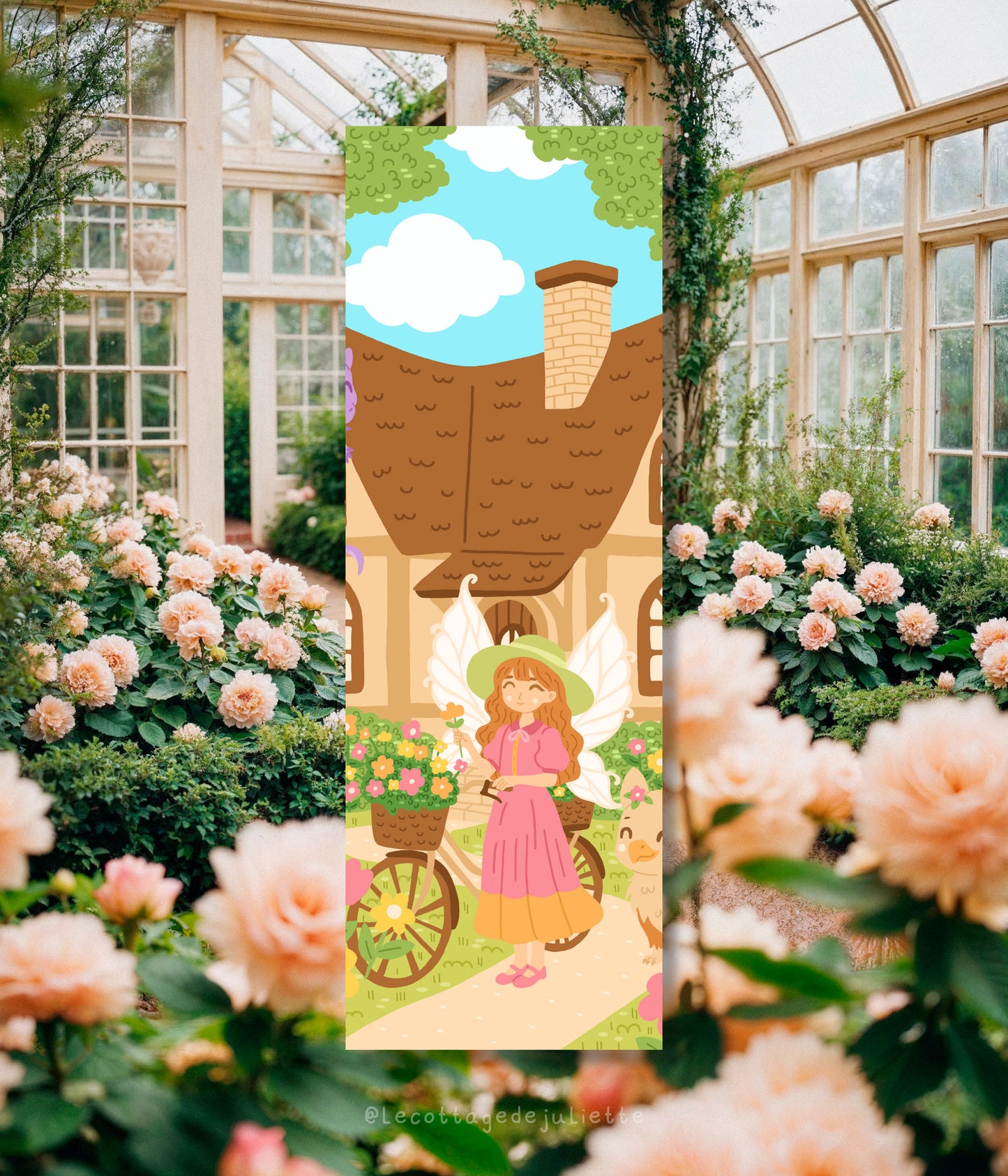 Marque-page "The fairy's cottage"