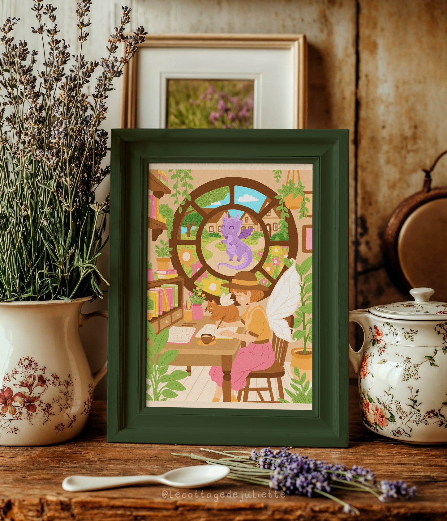 Illustration "The fairy's office"