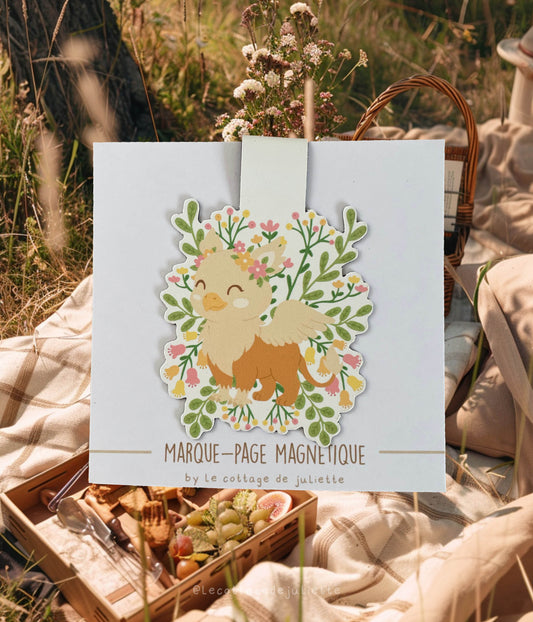 Marque-page magnétique "The griffin blooms"