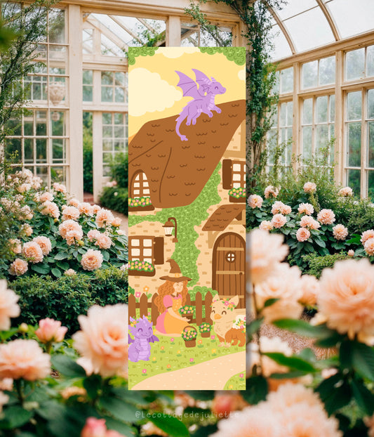 Marque-page "The magical flower harvest"