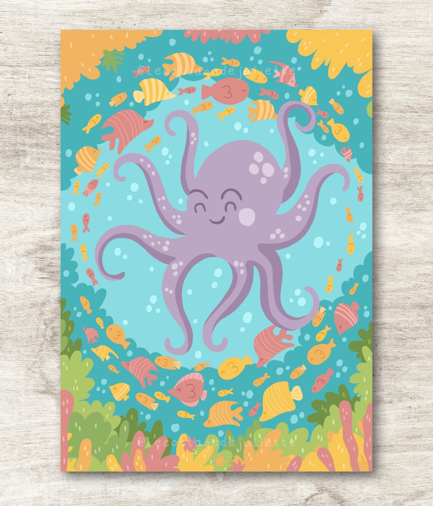 Illustration "Magic octopus"