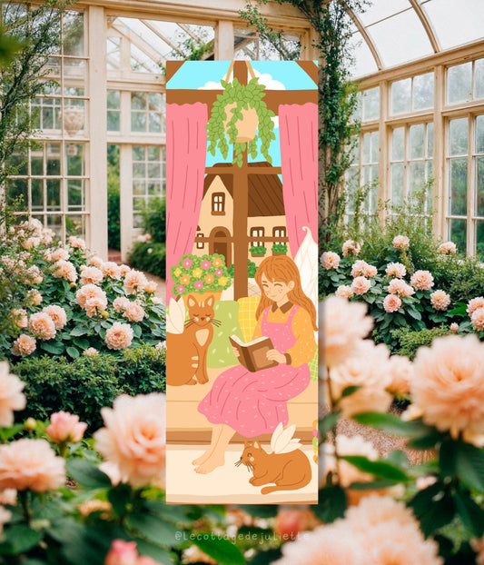 Marque-page "The reading fairy"