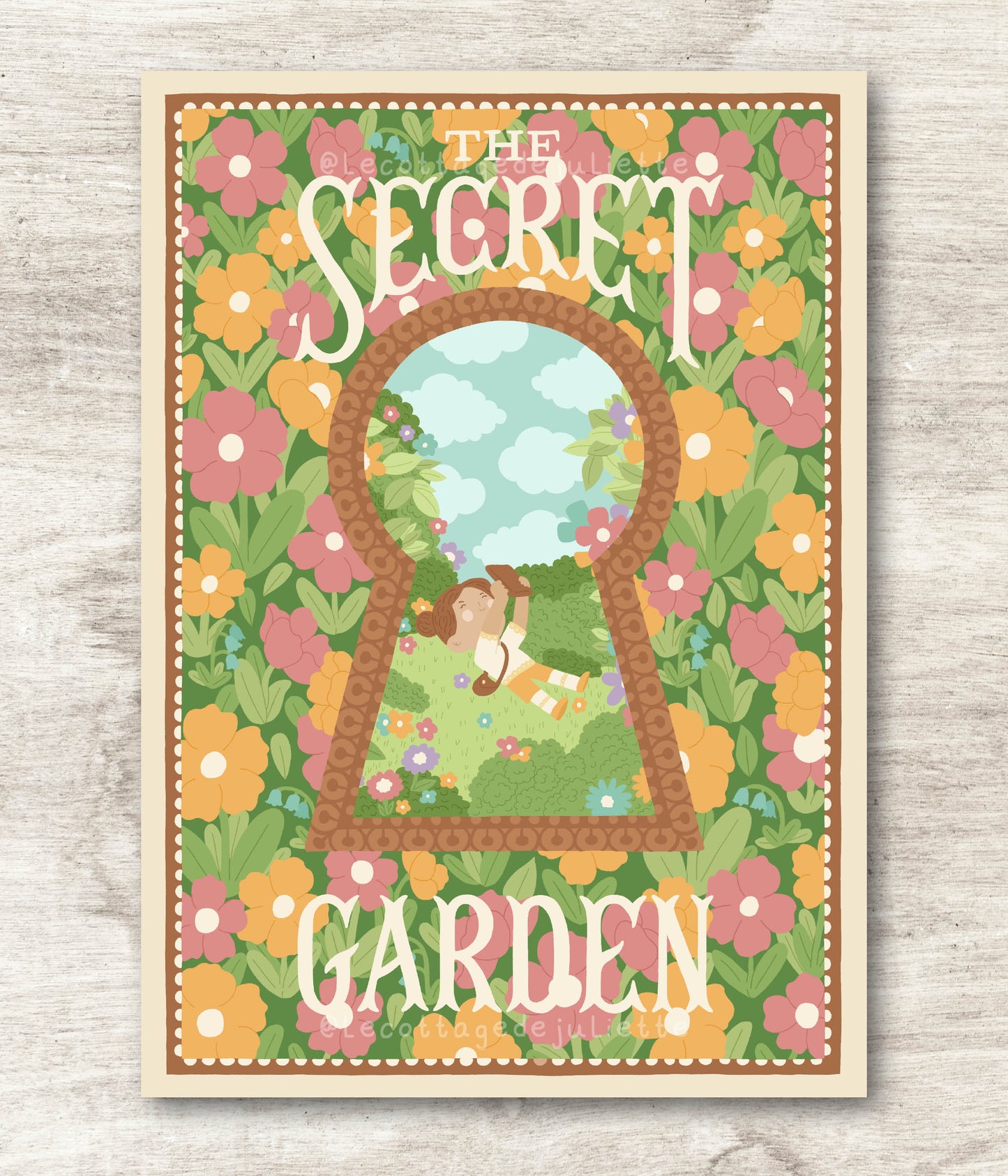 Illustration "The secret garden"