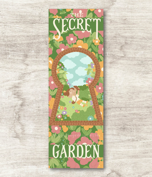 Marque-page "The secret garden"