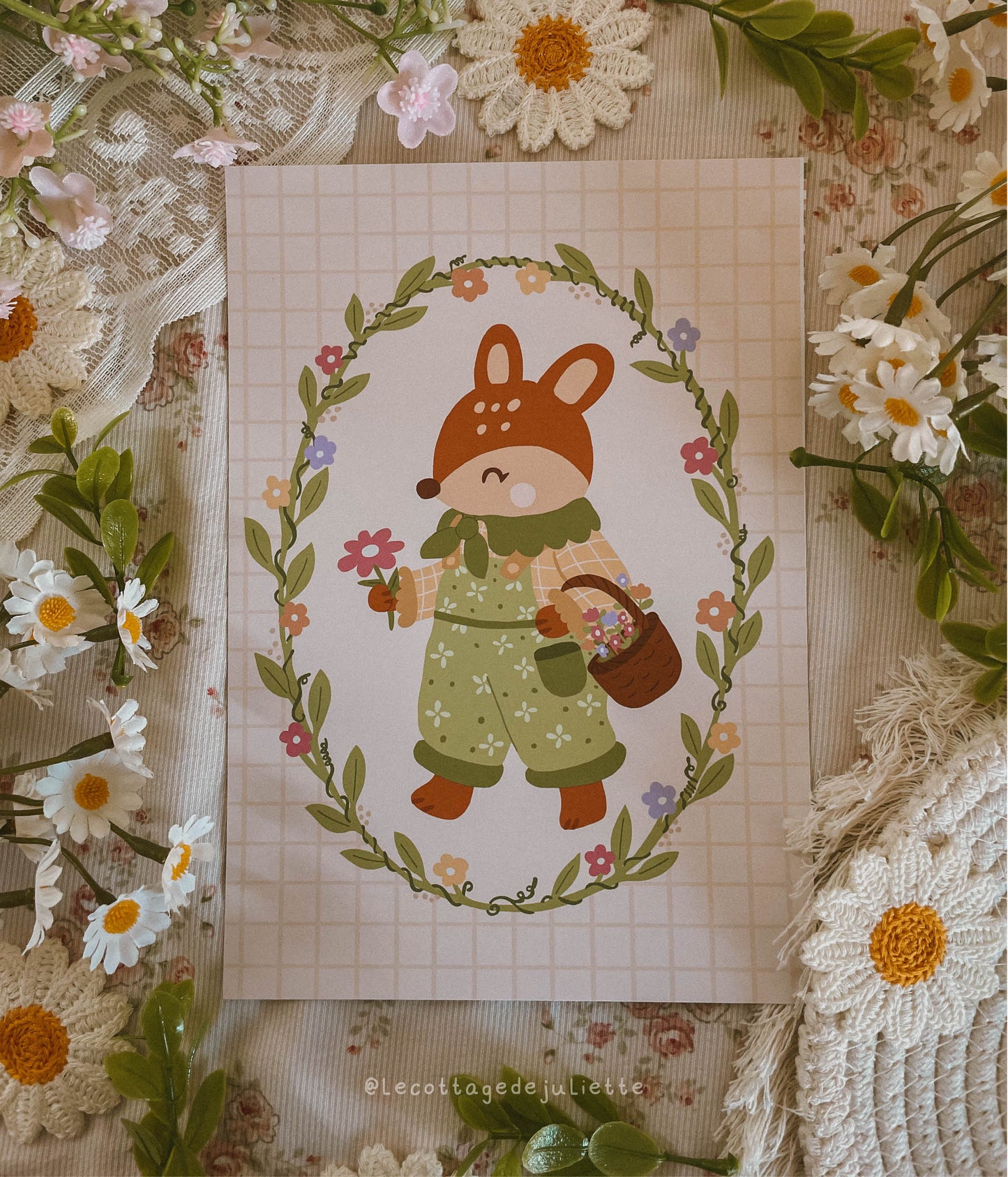 Illustration "The spring doe"