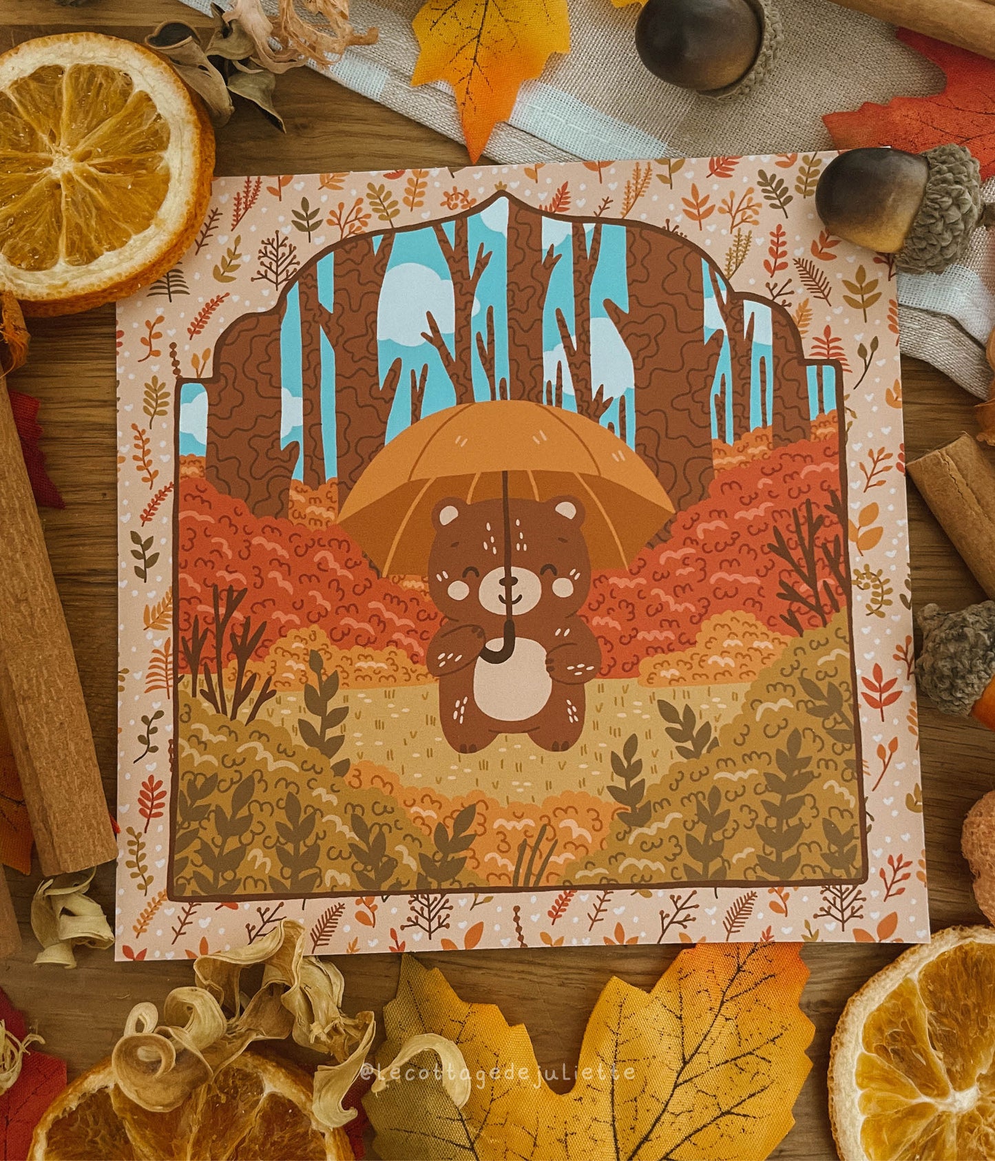 Illustration "The world of the bear"