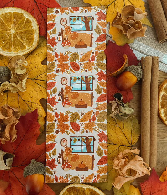 Marque-page "Un réveil en automne"