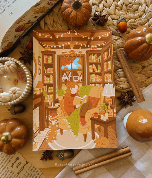 Illustration "Un après-midi lecture"