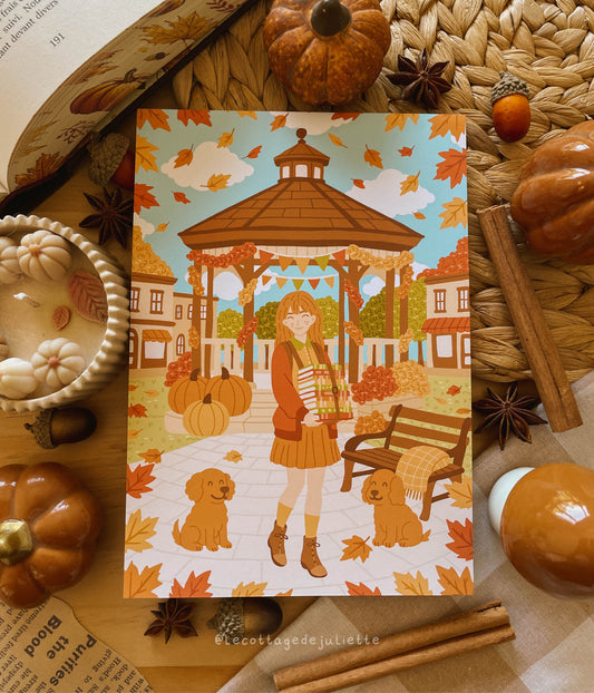 Illustration "Un automne à Stars Hollow"
