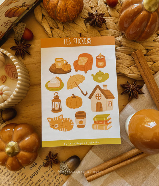 Planche de stickers "Un automne merveilleux"