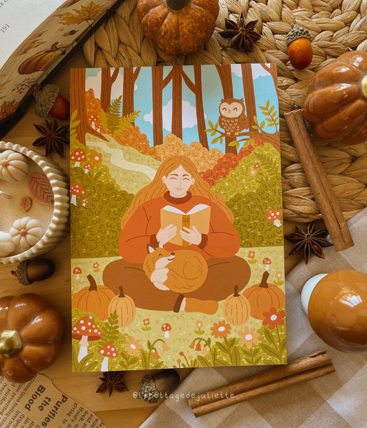 Illustration "Une pause en forêt"